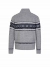 BJØRNSON Scandinavisch Gebreid Wintervest teddy voering Heren Grijs - Hoyt