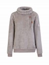 BJØRNSON Ilmi Coral Fleece Trui Pullover Dames - Beige