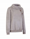 BJØRNSON Ilmi Coral Fleece Trui Pullover Dames - Beige