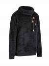 BJØRNSON Ilmi Coral Fleece Trui Pullover Dames - Zwart