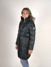 BJØRNSON Winterjas Warm Gewatteerd Dames Zwart - 36-52 - FRIDA