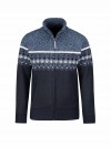 BJØRNSON Noors Gebreid Wintervest (met teddyvoering) Heren Antraciet - JARI