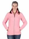 BJØRNSON Fleece Vest Dames 4 seizoenen Roze melange - 36-56 - JILL