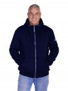 BJØRNSON Sweatvest Heren Teddy Voering Donkerblauw - S-6XL - KENNY