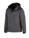 Regenjas / Winterjas Winddicht Waterdicht Heren Antraciet- S-4XL - KICK