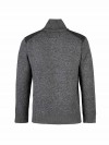 STØRVIK Liam Fijn Gebreide Pullover Teddy Voering Heren - Antraciet Melange