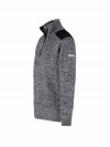 STØRVIK Liam Fijn Gebreide Pullover Teddy Voering Heren - Grijs Melange