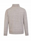 BJØRNSON Lunt Kabel-Gebreide Pullover Teddy Voering Heren - Beige