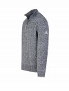 BJØRNSON Lunt Kabel-Gebreide Pullover Teddy Voering Heren - Antraciet Melange