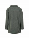 BJØRNSON Milla Curly Fleece Parka Jas Dames - Winterjas - Groen