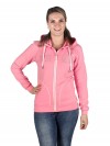 BJØRNSON Hooded Sweatvest 4 Seizoenen Dames Roze - 36-52 - NOOR