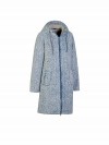 BJØRNSON Ona Parka Sherpa Fleece Vest Dames 4 seizoenen - Blauwgrijs