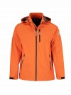 BJØRNSON Zomerjas Softshell Heren Oranje - Winddicht - Ademend - OVE