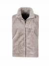 BJØRNSON Riga Bont Bodywarmer Dames - Faux Fur - Imitatie bont - Nepbont - Winddicht -  Beige