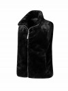 BJØRNSON Riga Bont Bodywarmer Dames - Faux Fur - Imitatie bont - Nepbont - Winddicht -  Zwart