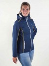 BJØRNSON Softshell Jas Zomer Dames Donkerblauw - SANNA