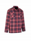 STØRVIK Flanellen Blouse Geruwd Katoen Heren Rood ruit - DAWSON 5.20