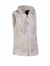 BJØRNSON Syrin Coral Fleece Bodywarmer Dames Zacht / 4 seizoenen - Beige