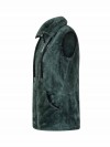 BJØRNSON Syrin Coral Fleece Bodywarmer Dames Zacht / 4 seizoenen - Dennengroen