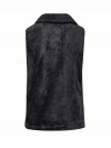 BJØRNSON Syrin Coral Fleece Bodywarmer Dames Zacht / 4 seizoenen - Zwart