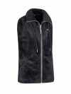 BJØRNSON Syrin Coral Fleece Bodywarmer Dames Zacht / 4 seizoenen - Zwart