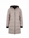 BJØRNSON Thordis Winterjas Dames Warm Gewatteerd - Beige