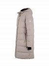 BJØRNSON Thordis Winterjas Dames Warm Gewatteerd - Beige