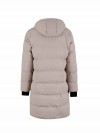 BJØRNSON Thordis Winterjas Dames Warm Gewatteerd - Beige