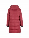 BJØRNSON Thordis Winterjas Dames Warm Gewatteerd - Rood-Bruin