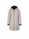 BJØRNSON Thordis Winterjas Dames Warm Gewatteerd - Zand-beige