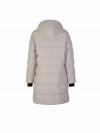 BJØRNSON Thordis Winterjas Dames Warm Gewatteerd - Zand-beige