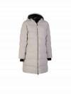 BJØRNSON Thordis Winterjas Dames Warm Gewatteerd - Zand-beige