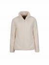 BJØRNSON Tindra Zigzag Fleece Vest Dames 4 seizoenen - Zacht - Off-White