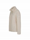 BJØRNSON Tindra Zigzag Fleece Vest Dames 4 seizoenen - Zacht - Off-White
