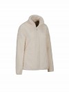 BJØRNSON Tindra Zigzag Fleece Vest Dames 4 seizoenen - Zacht - Off-White