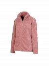 BJØRNSON Tindra Zigzag Fleece Vest Dames 4 seizoenen - Zacht - Oud-Roze