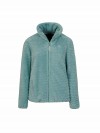 BJØRNSON Tindra Zigzag Fleece Vest Dames 4 seizoenen - Zacht - Zeegroen