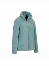 BJØRNSON Tindra Zigzag Fleece Vest Dames 4 seizoenen - Zacht - Zeegroen