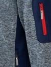 Gebreid Vest 4 Seizoenen Heren Blauw Melange - S-6XL - TURE