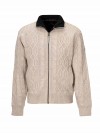 BJØRNSON Kabel Gebreid Wintervest (met teddyvoering) Heren Beige - S-6XL - VIGGO