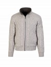 BJØRNSON Kabel Gebreid Wintervest (met teddyvoering) Heren Beige - VIGGO
