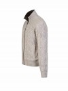 BJØRNSON Kabel Gebreid Wintervest (met teddyvoering) Heren Beige - VIGGO