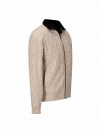 BJØRNSON Kabel Gebreid Wintervest (met teddyvoering) Heren Beige - S-6XL - VIGGO