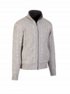 BJØRNSON Kabel Gebreid Wintervest (met teddyvoering) Heren Beige - VIGGO