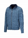 BJØRNSON Kabel Gebreid Wintervest (met teddyvoering) Heren Blauw - S-6XL - VIGGO