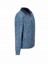 BJØRNSON Kabel Gebreid Wintervest (met teddyvoering) Heren Blauw - S-6XL - VIGGO