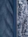 BJØRNSON Sherpa Fleece Vest Zacht / 4 Seizoenen Dames Blauw - XANDRA 