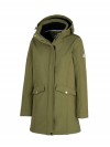 Softshell Parka Jas 4 Seizoenen Dames Mayfly groen Ylva