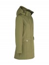 Softshell Parka Jas 4 Seizoenen Dames Mayfly groen Ylva