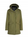 Softshell Parka Jas 4 Seizoenen Dames Mayfly groen Ylva